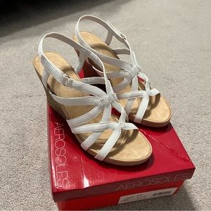 *NEW* Aerosoles Lux Plush Wedge Sandals